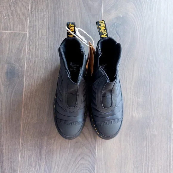 NWT Dr Martens Audrick Quilted Platform Quilted Chelsea Boots, Black Women’s 7 - Picture 11 of 12